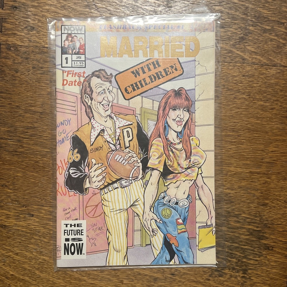 VTG NM - Married With Children Flashback #1 “First Date” (Jan 1993 NOW Comics)